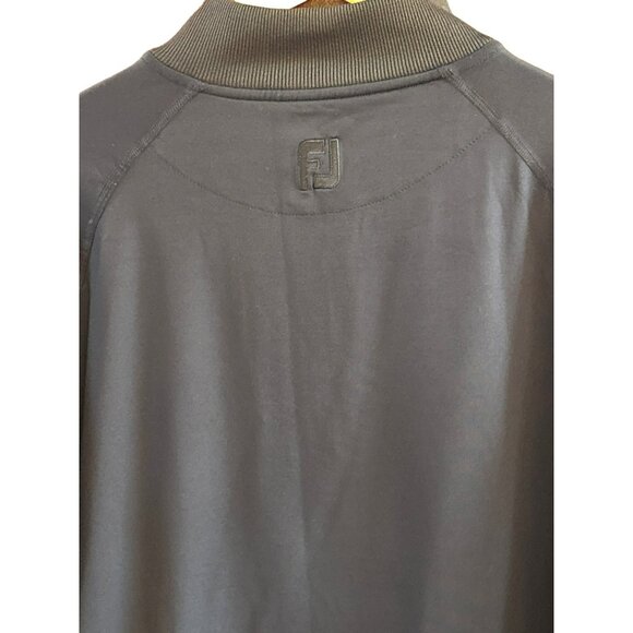 FootJoy Men's Navy Blue 1/4 Zip Pullover Jacket Large Vesper Country Club Golf - Picture 5 of 5